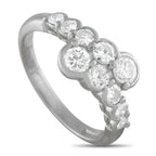 Exclusive Platinum 1.0ct Diamond Ring - A unique Platinum setting makes this luxury ring simply unforgettable. Incredibly wearable, this dazzling piece comes complet