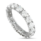 Exclusive Platinum 2.89ct Diamond Eternity Band Ring - Sparkling Diamonds with a total weight of 2.89 carats make this eternity band come alive every time it catches the light. Wea