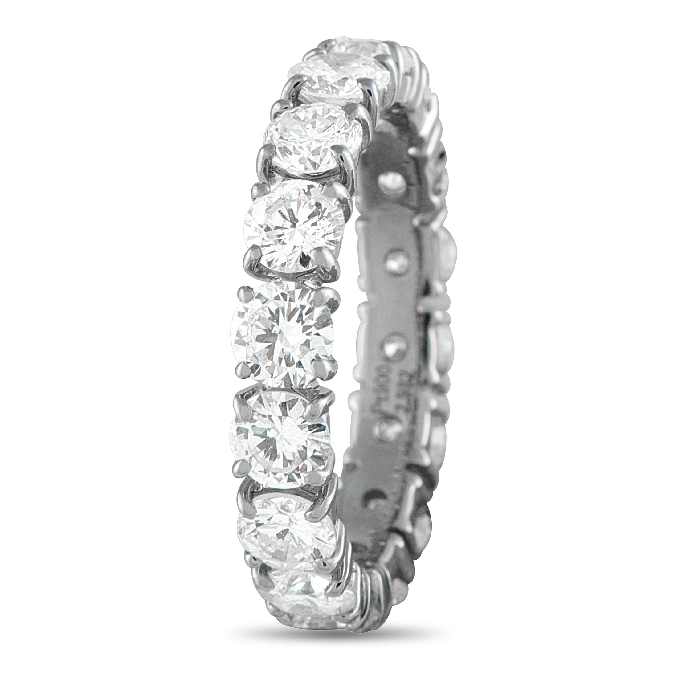 Exclusive Platinum 2.89ct Diamond Eternity Band Ring