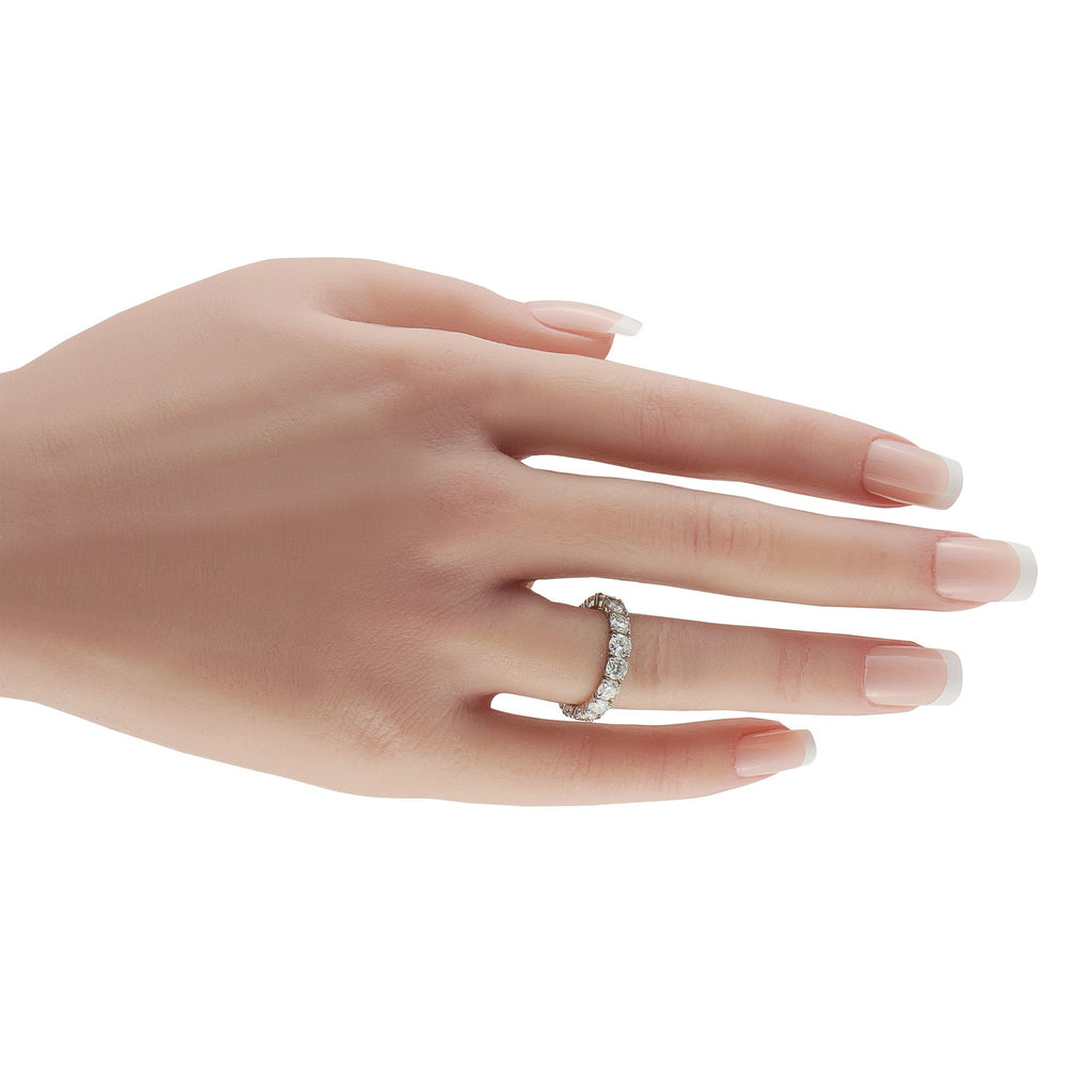 Exclusive Platinum 2.89ct Diamond Eternity Band Ring