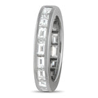Exclusive Platinum 3.44ct Diamond Eternity Band Ring