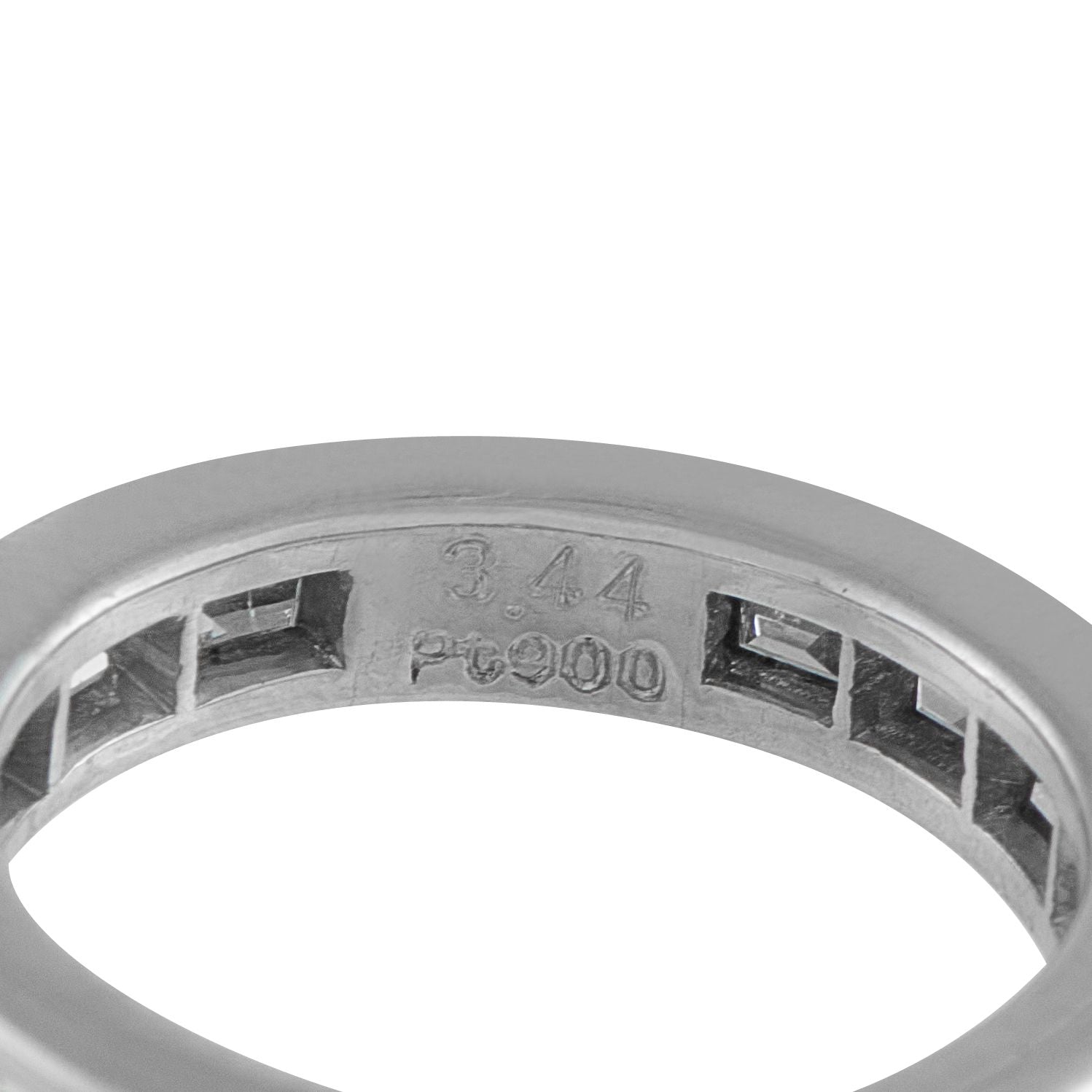 Exclusive Platinum 3.44ct Diamond Eternity Band Ring