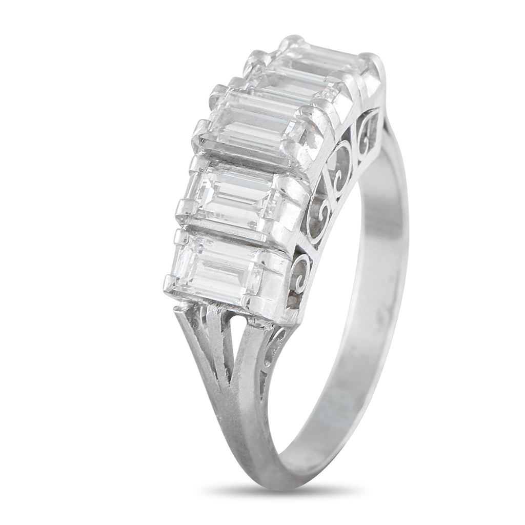 Platinum 1.80ct Diamond Five-Stone Ring