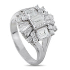 Exclusive Platinum 1.73ct Diamond Ring MF51-101725 – This exquisite ring radiates vintage inspired elegance