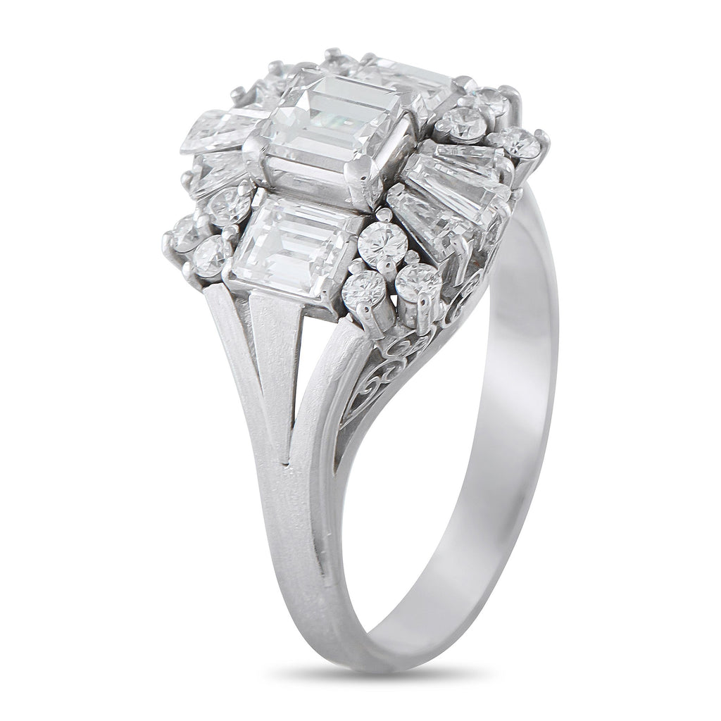 Exclusive Platinum 1.73ct Diamond Ring