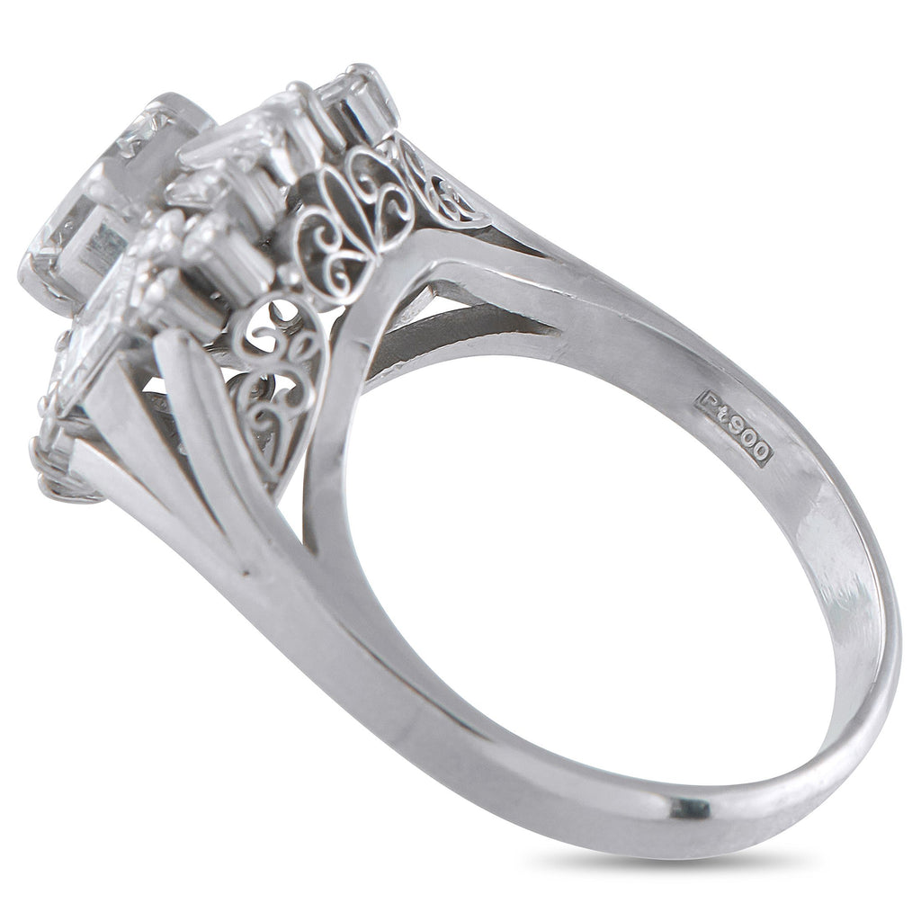 Exclusive Platinum 1.73ct Diamond Ring