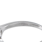 Platinum 0.40ct Diamond and Jade Ring