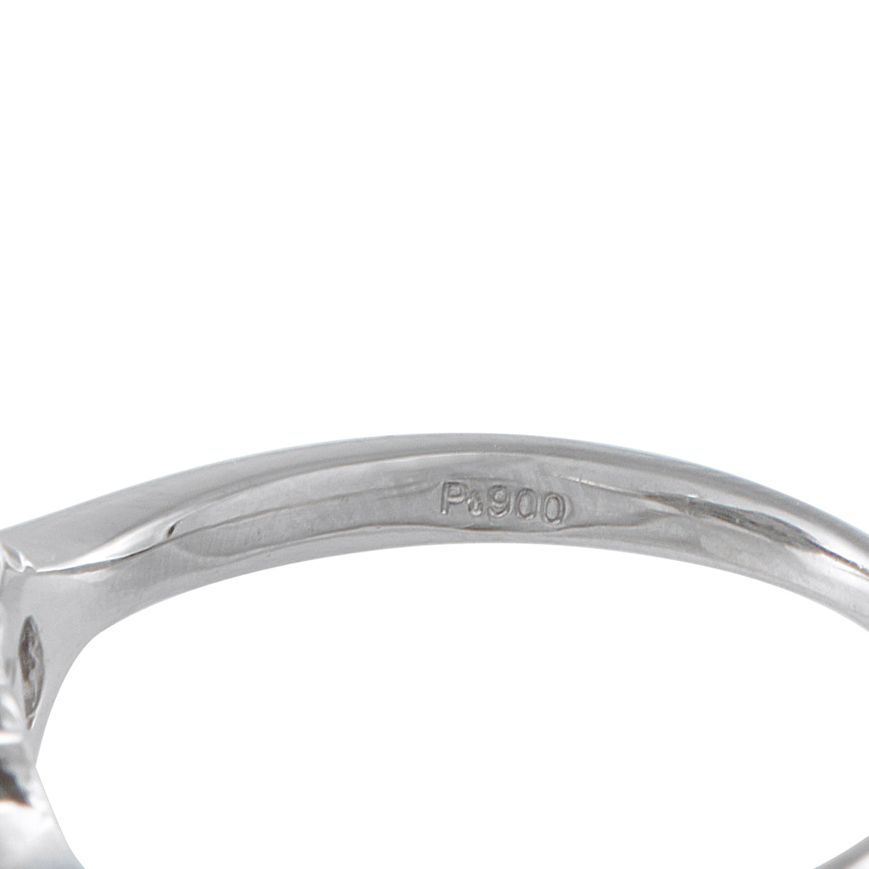Platinum 0.40ct Diamond and Jade Ring