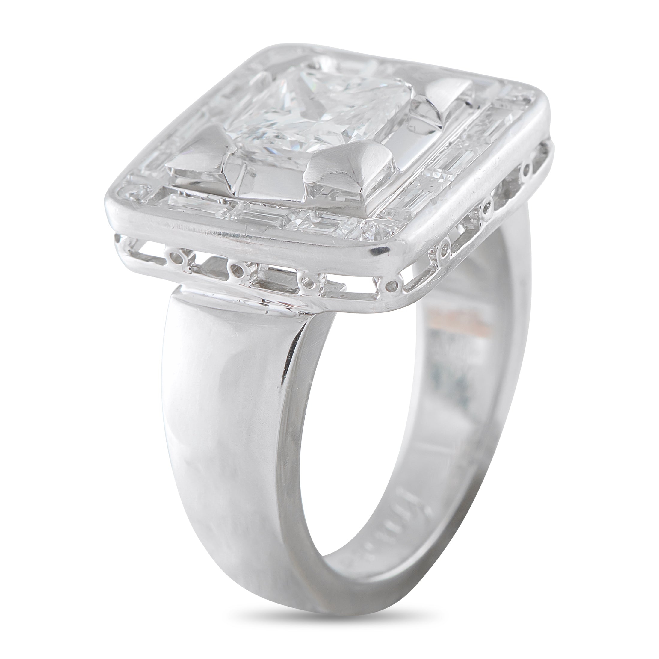 Platinum 2.17ct Diamond Ring