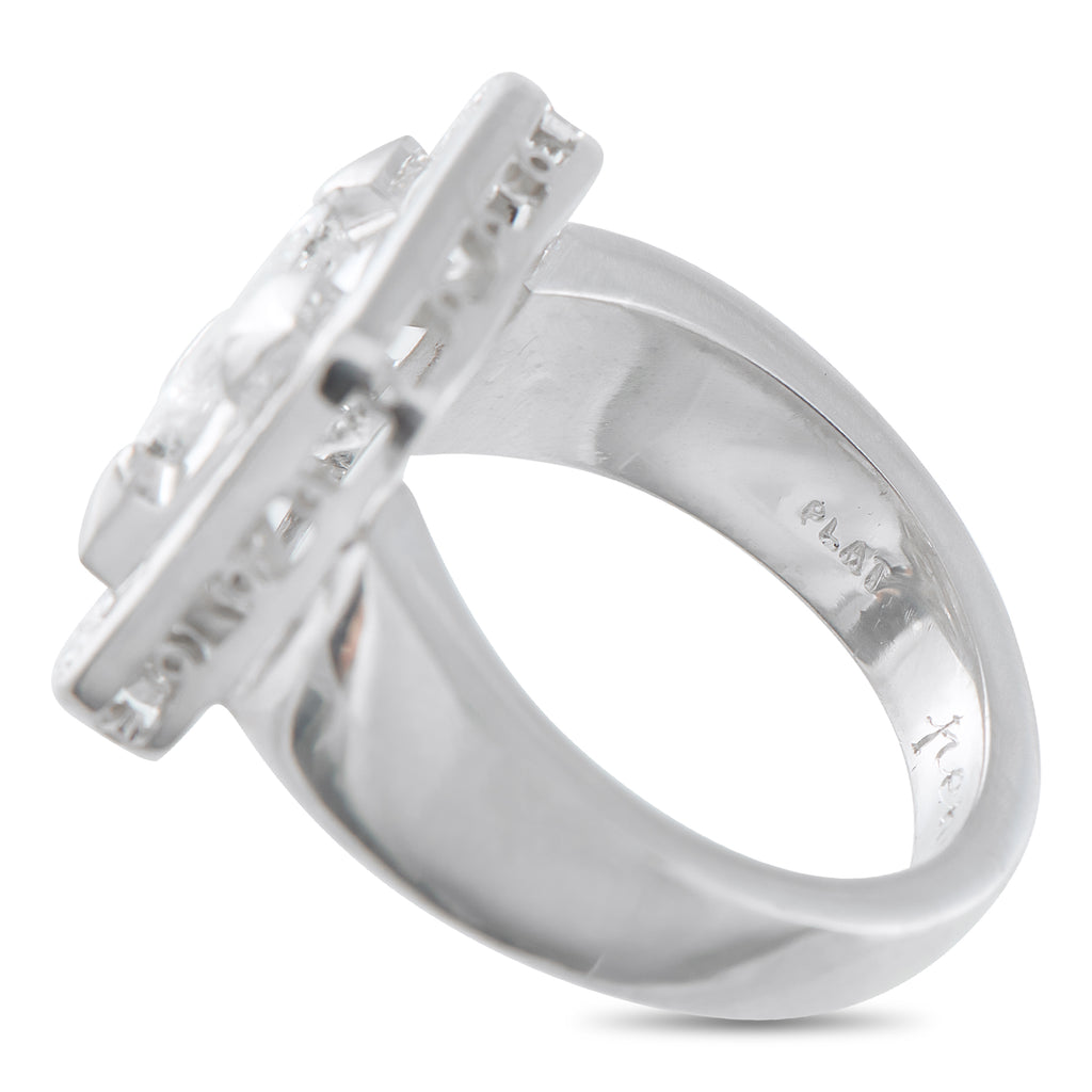 Platinum 2.17ct Diamond Ring