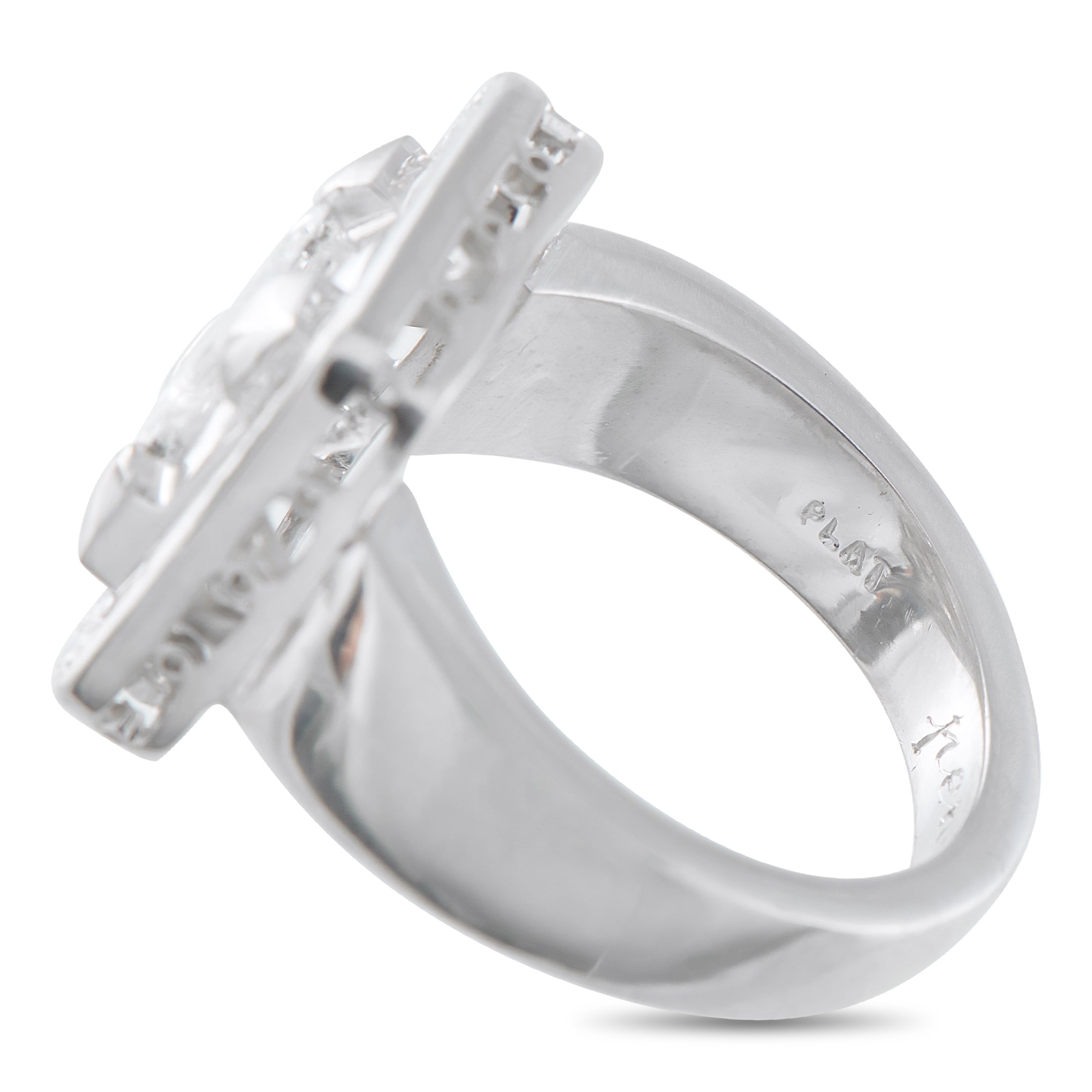 Platinum 2.17ct Diamond Ring