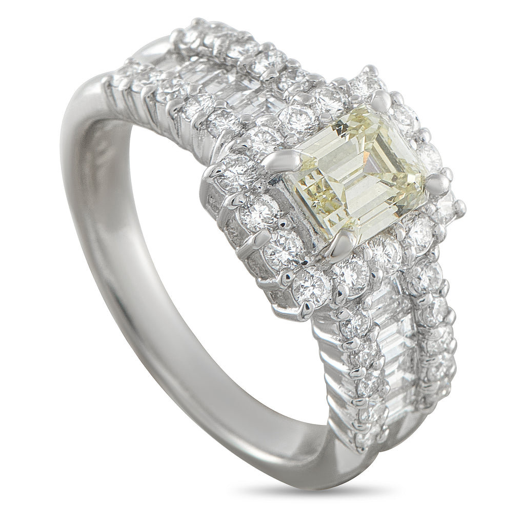 Platinum 2.18ct Diamond Ring