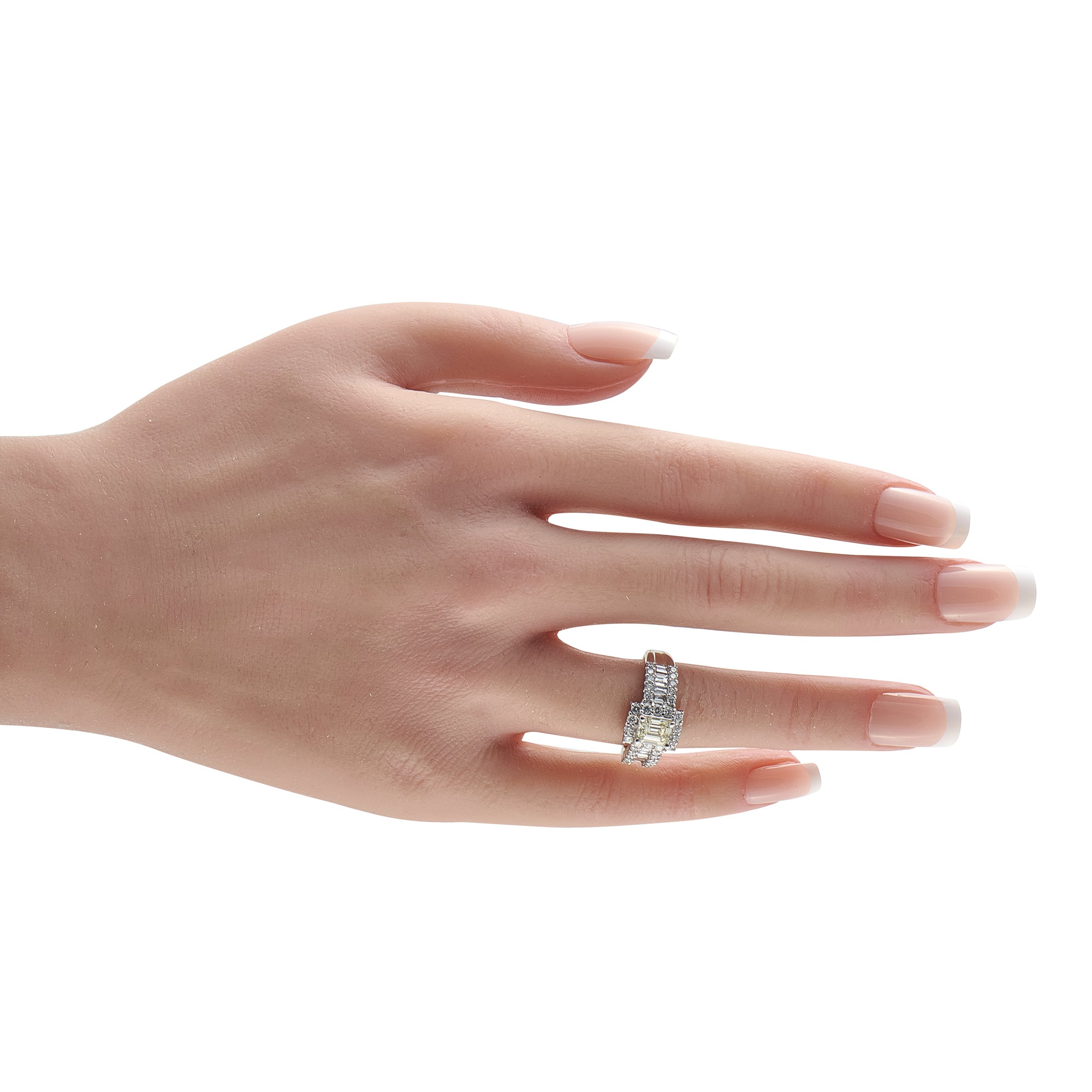 Platinum 2.18ct Diamond Ring