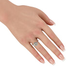 Platinum 1.35ct Diamond Double Halo Ring