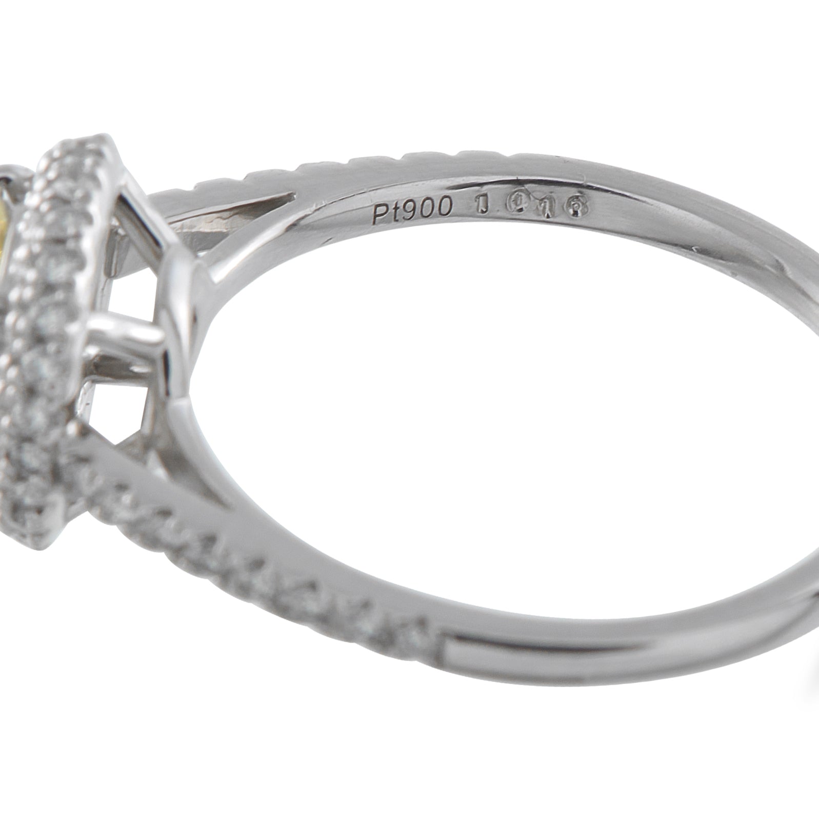 Platinum 1.35ct Diamond Double Halo Ring