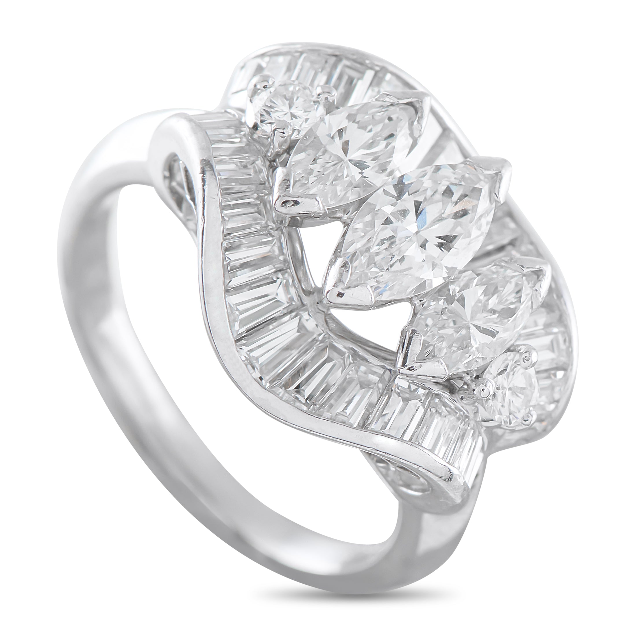 Platinum 2.50ct Diamond Ring