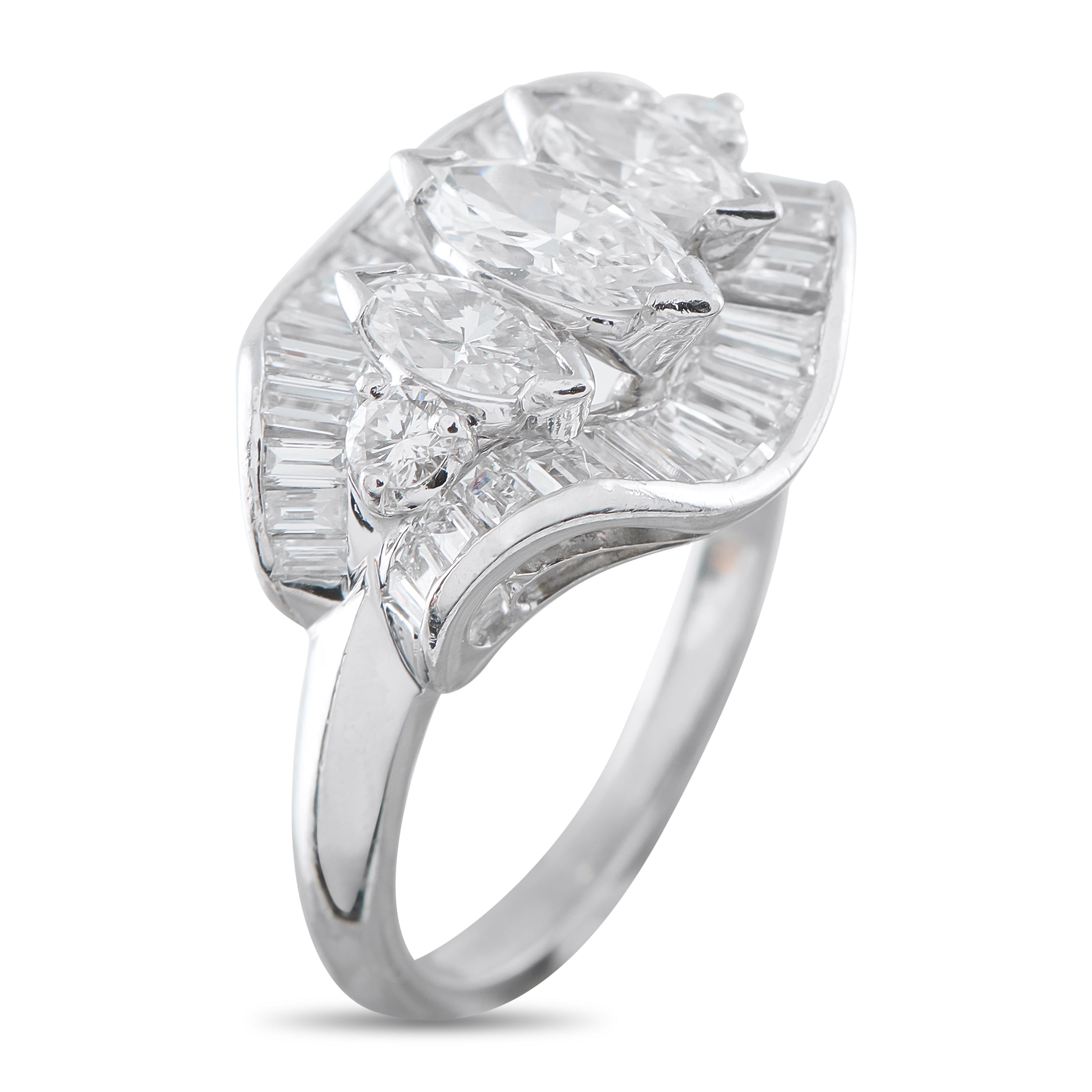 Platinum 2.50ct Diamond Ring
