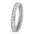 Platinum 1.0ct Diamond Eternity Band
