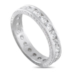 Platinum 1.0ct Diamond Eternity Band