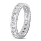 Platinum 1.0ct Diamond Eternity Band