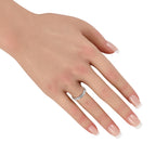 Platinum 1.0ct Diamond Eternity Band