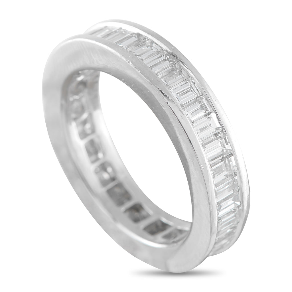 Platinum 2.75ct Diamond Eternity Band