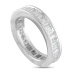 Platinum 2.75ct Diamond Eternity Band