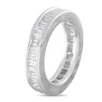Platinum 2.75ct Diamond Eternity Band