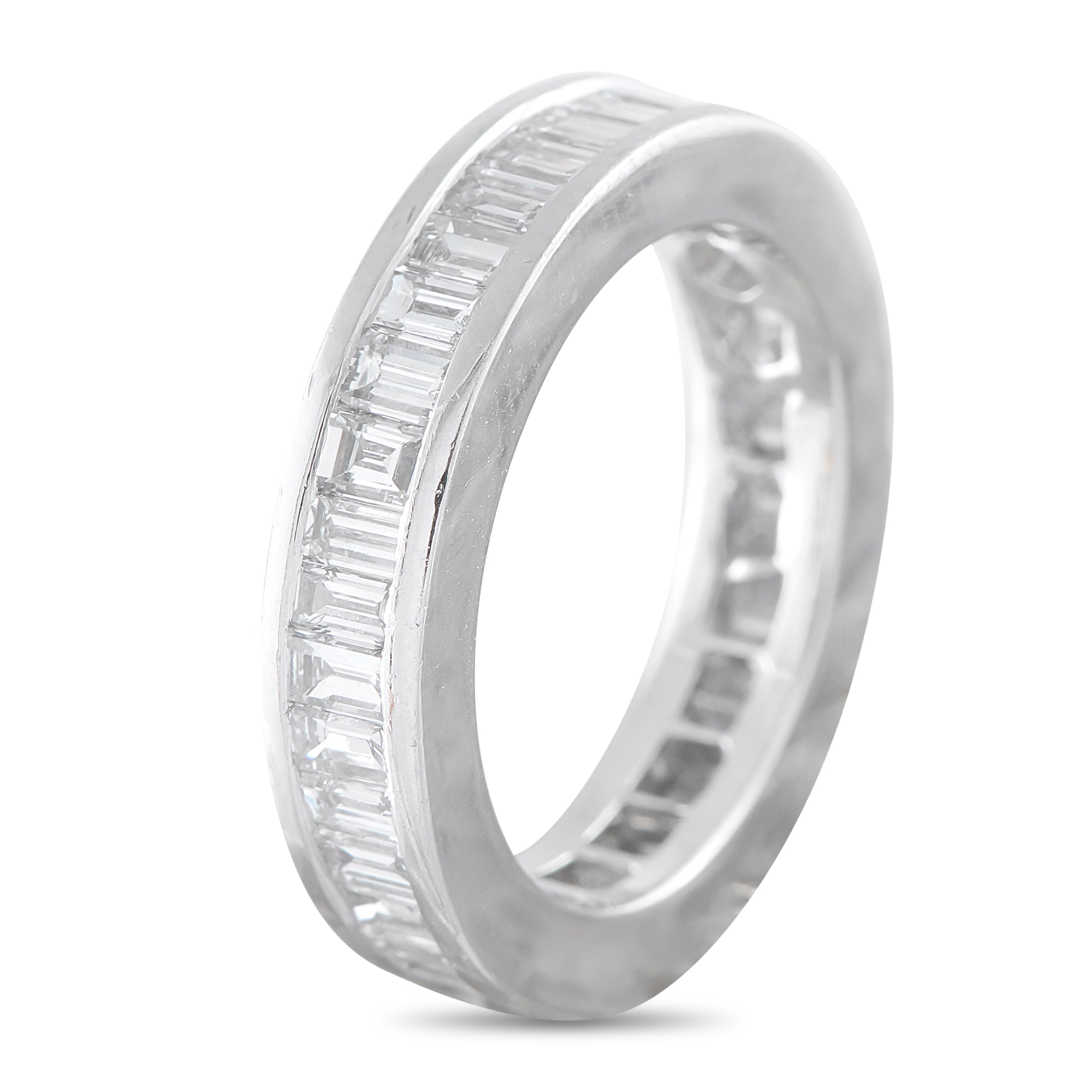 Platinum 2.75ct Diamond Eternity Band