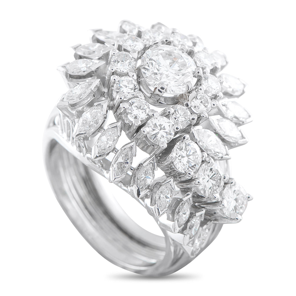 Platinum 3.60ct Diamond Ring
