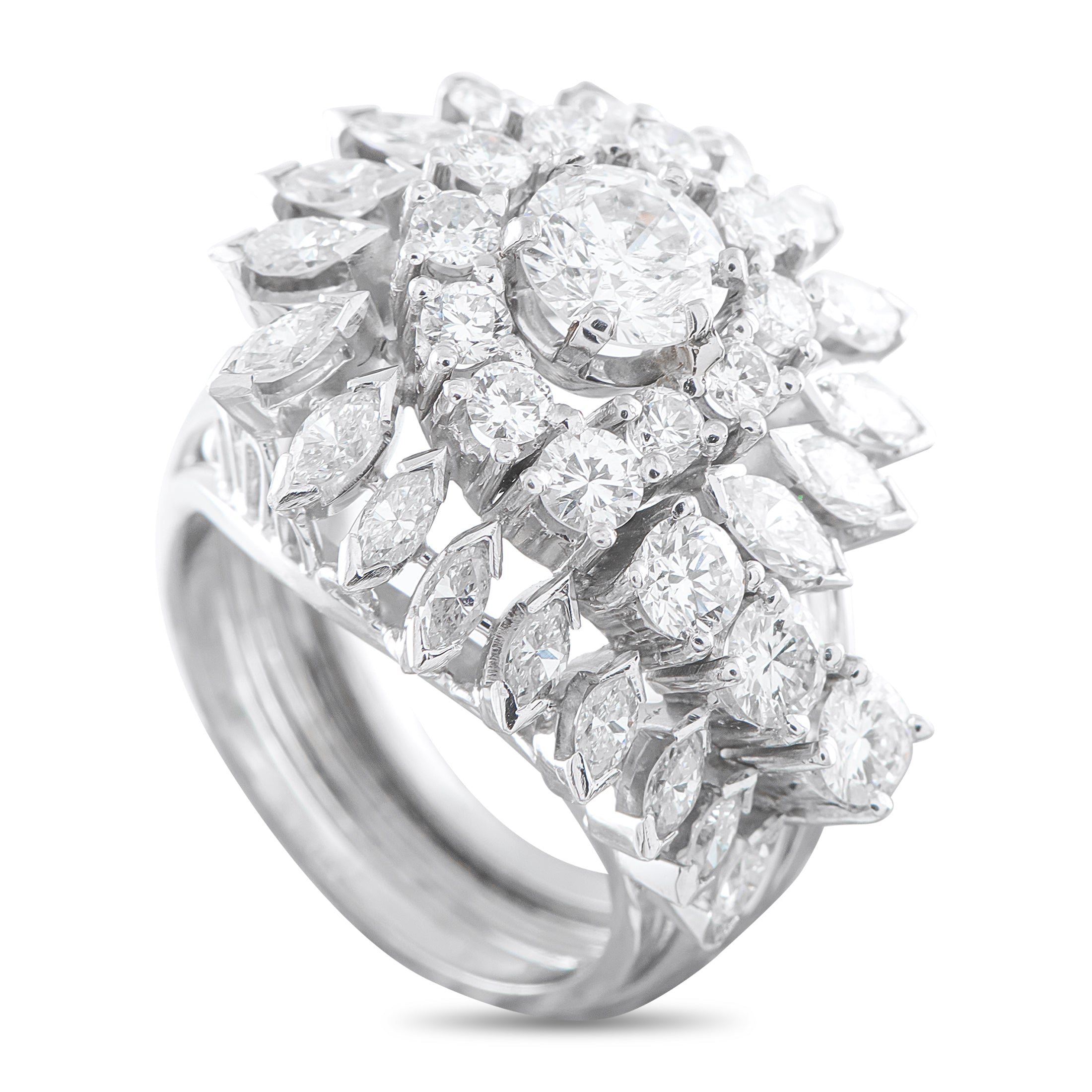 Platinum 3.60ct Diamond Ring
