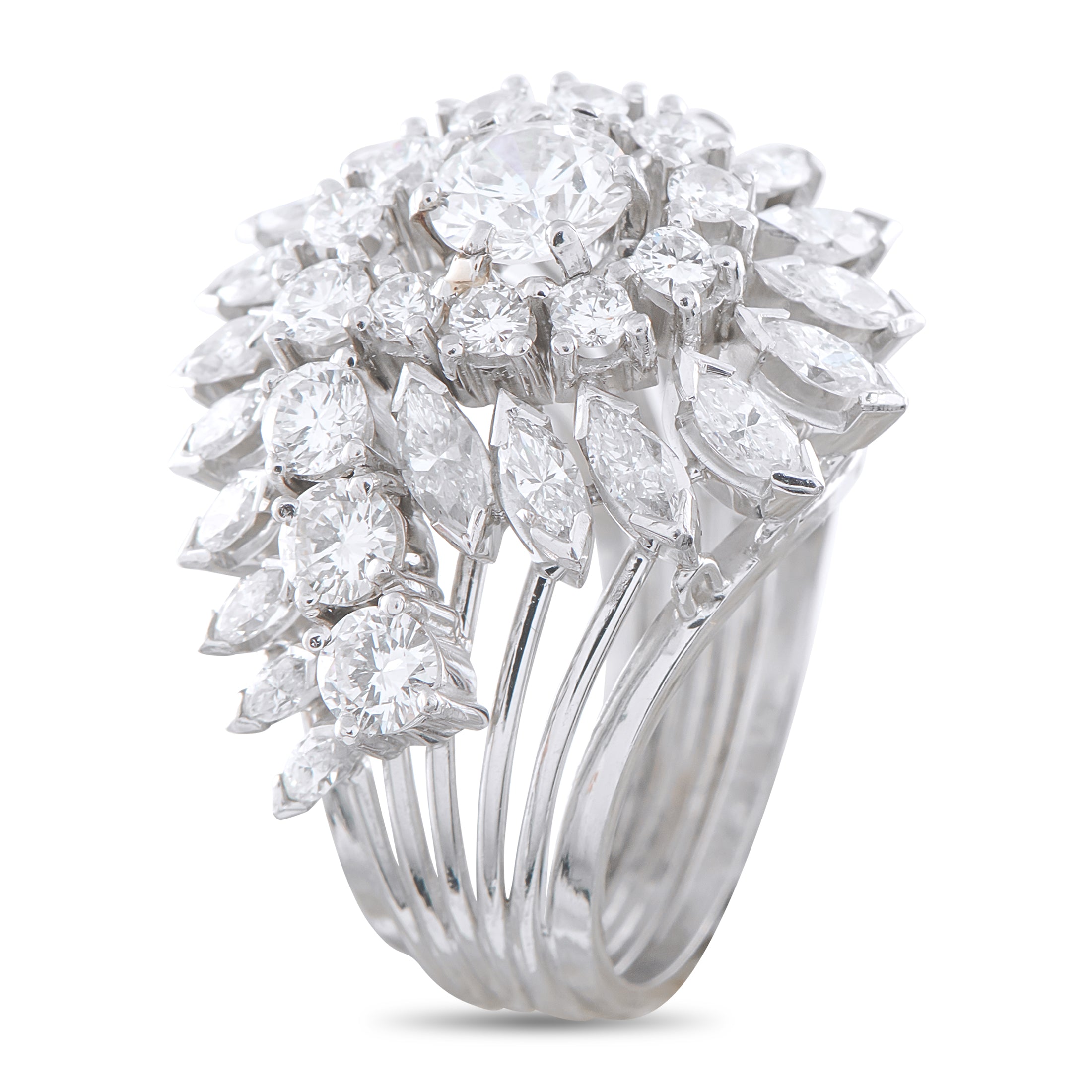 Platinum 3.60ct Diamond Ring