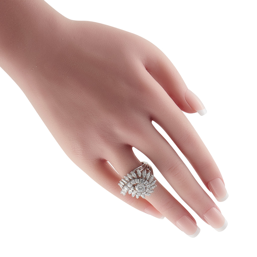 Platinum 3.60ct Diamond Ring
