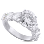 Platinum 5.79ct Diamond Ring
