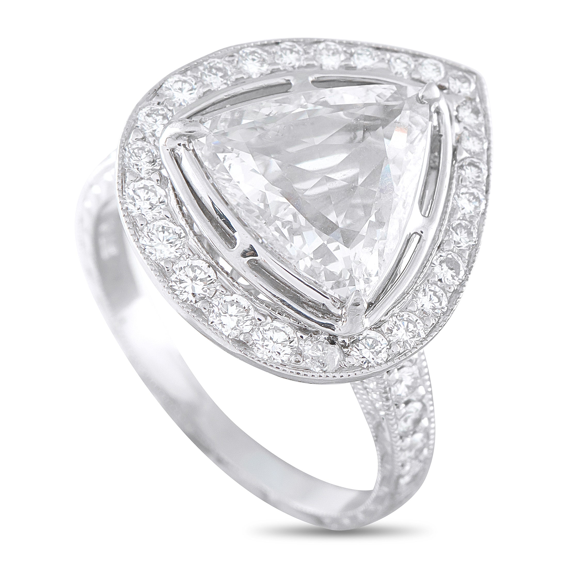 Platinum 2.10ct Diamond Ring