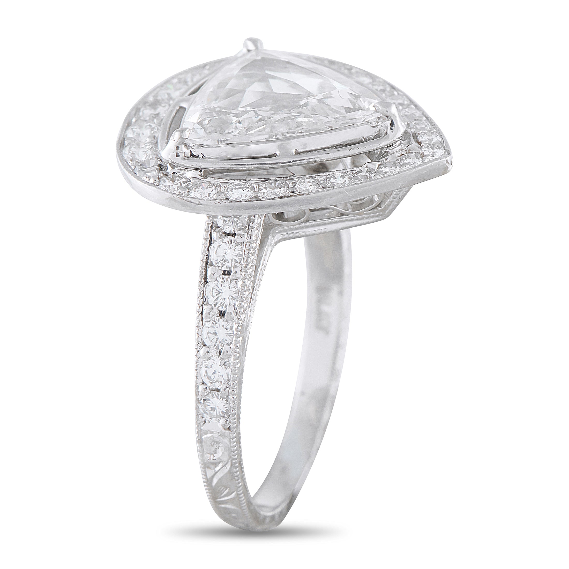 Platinum 2.10ct Diamond Ring