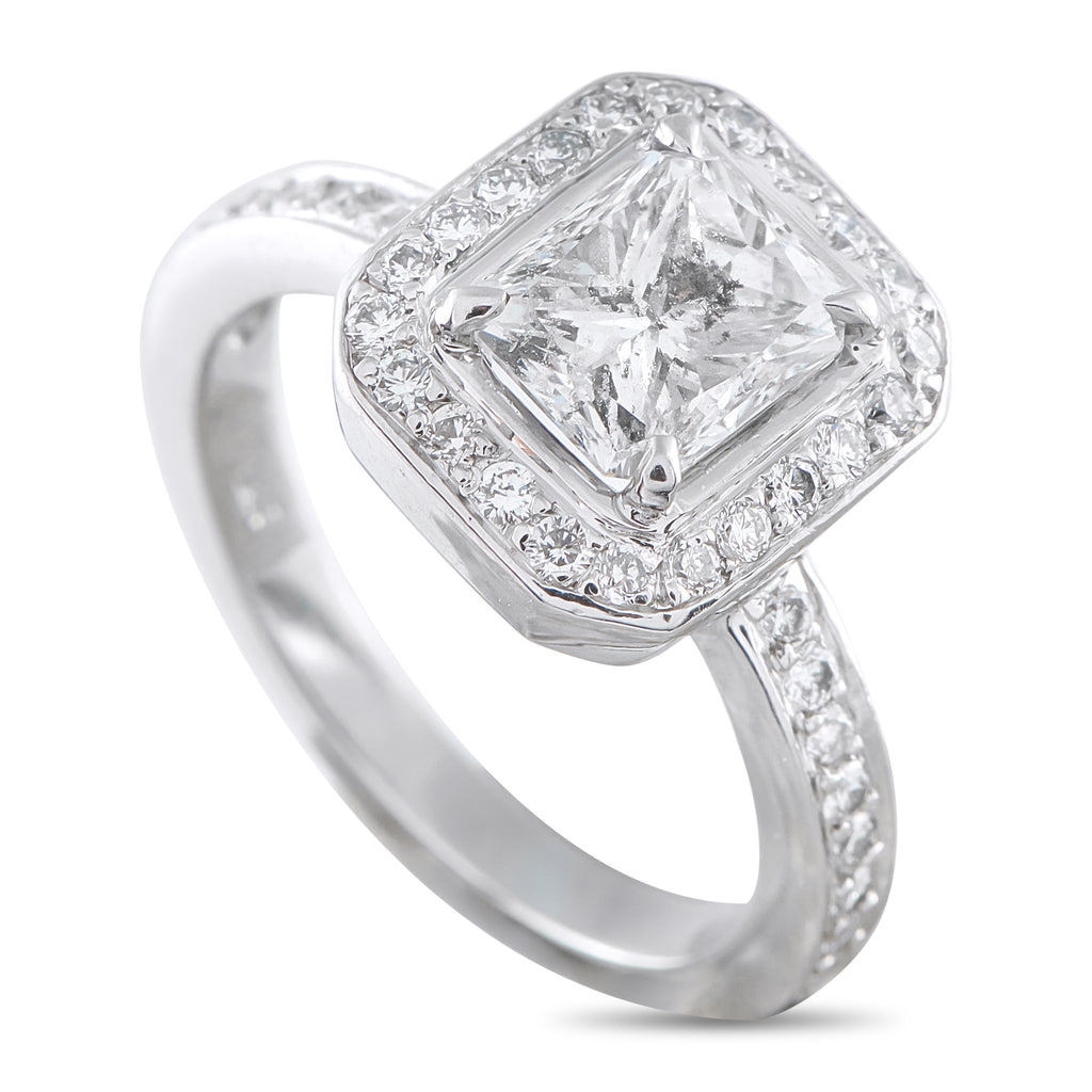 Platinum 2.18ct Diamond Ring