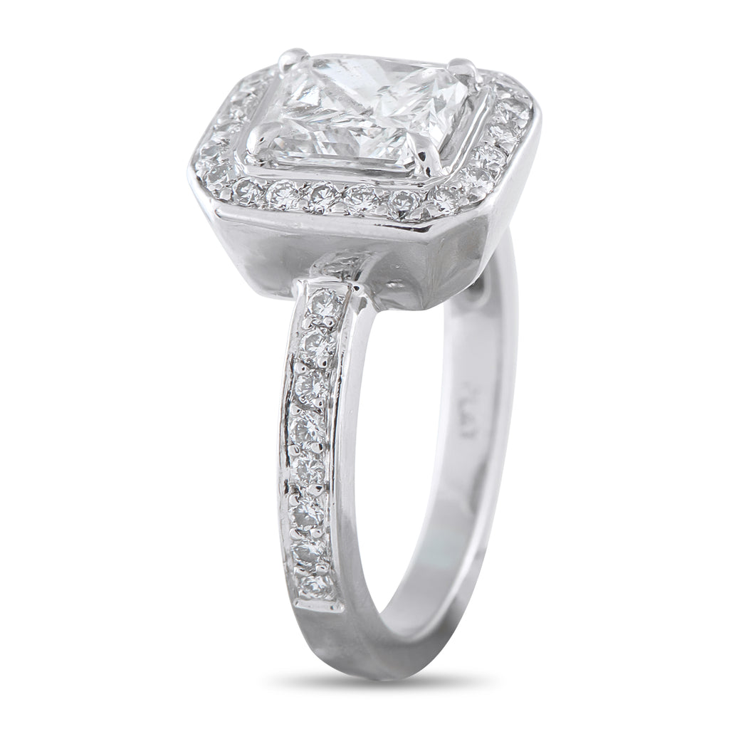 Platinum 2.18ct Diamond Ring