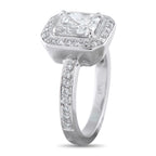 Platinum 2.18ct Diamond Ring