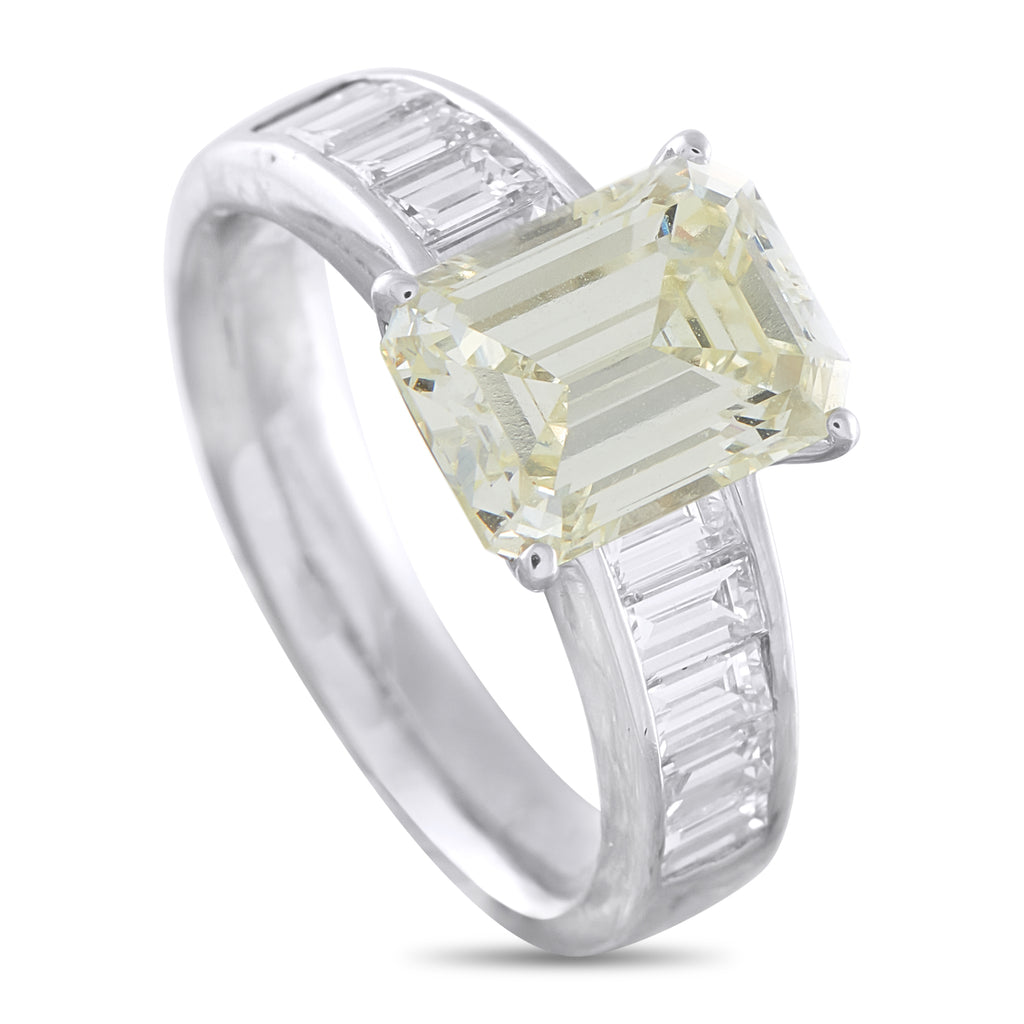 Platinum 3.03ct Diamond Ring