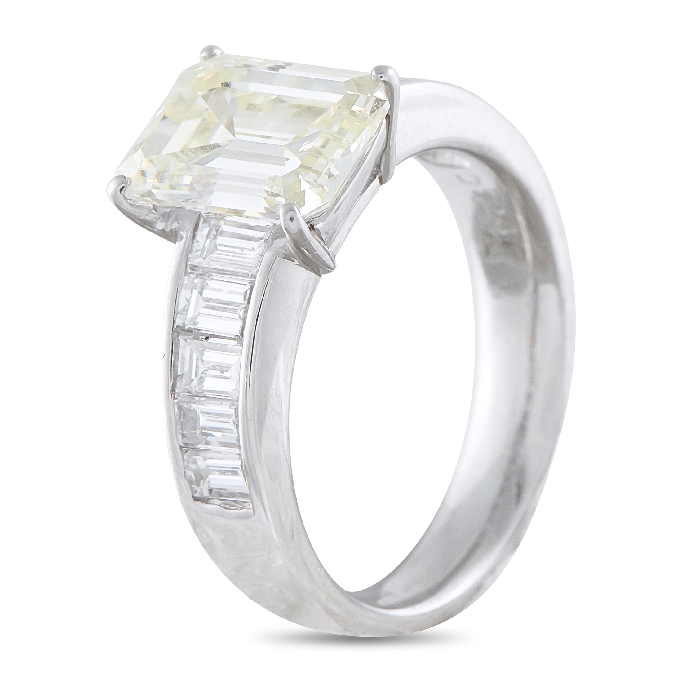 Platinum 3.03ct Diamond Ring