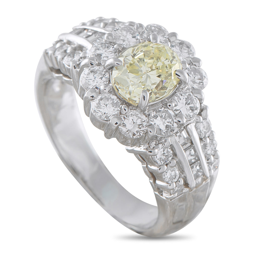 Platinum 1.02ct Diamond Ring