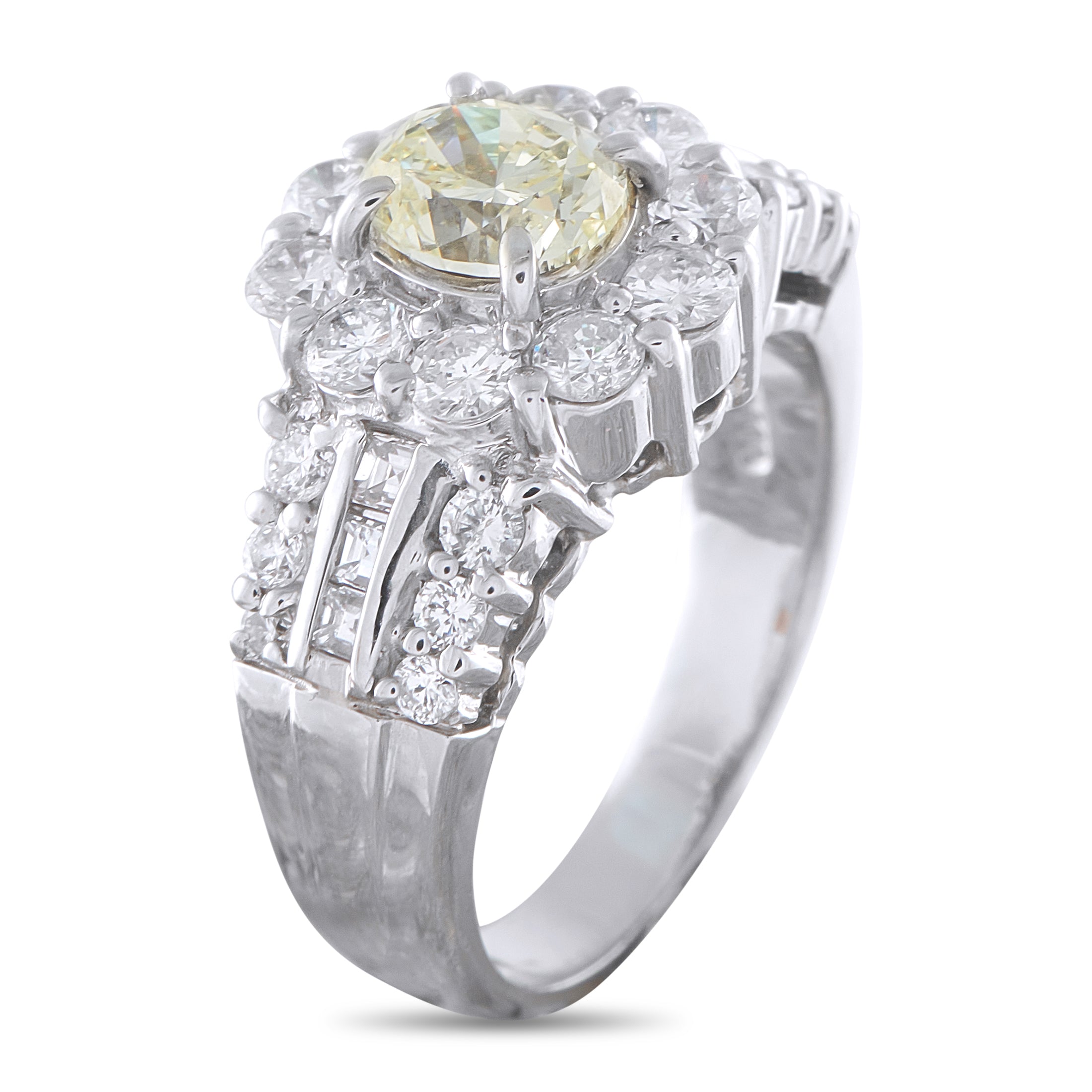 Platinum 1.02ct Diamond Ring