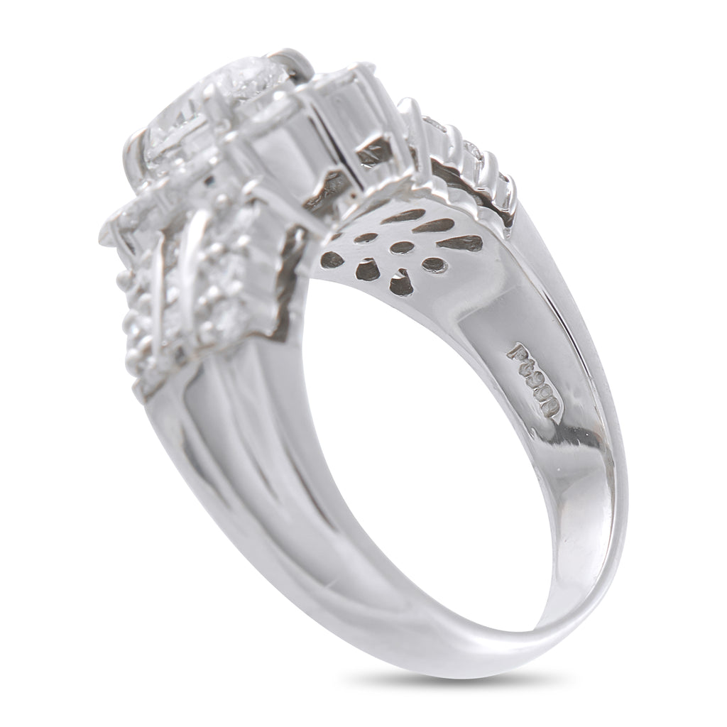 Platinum 1.02ct Diamond Ring