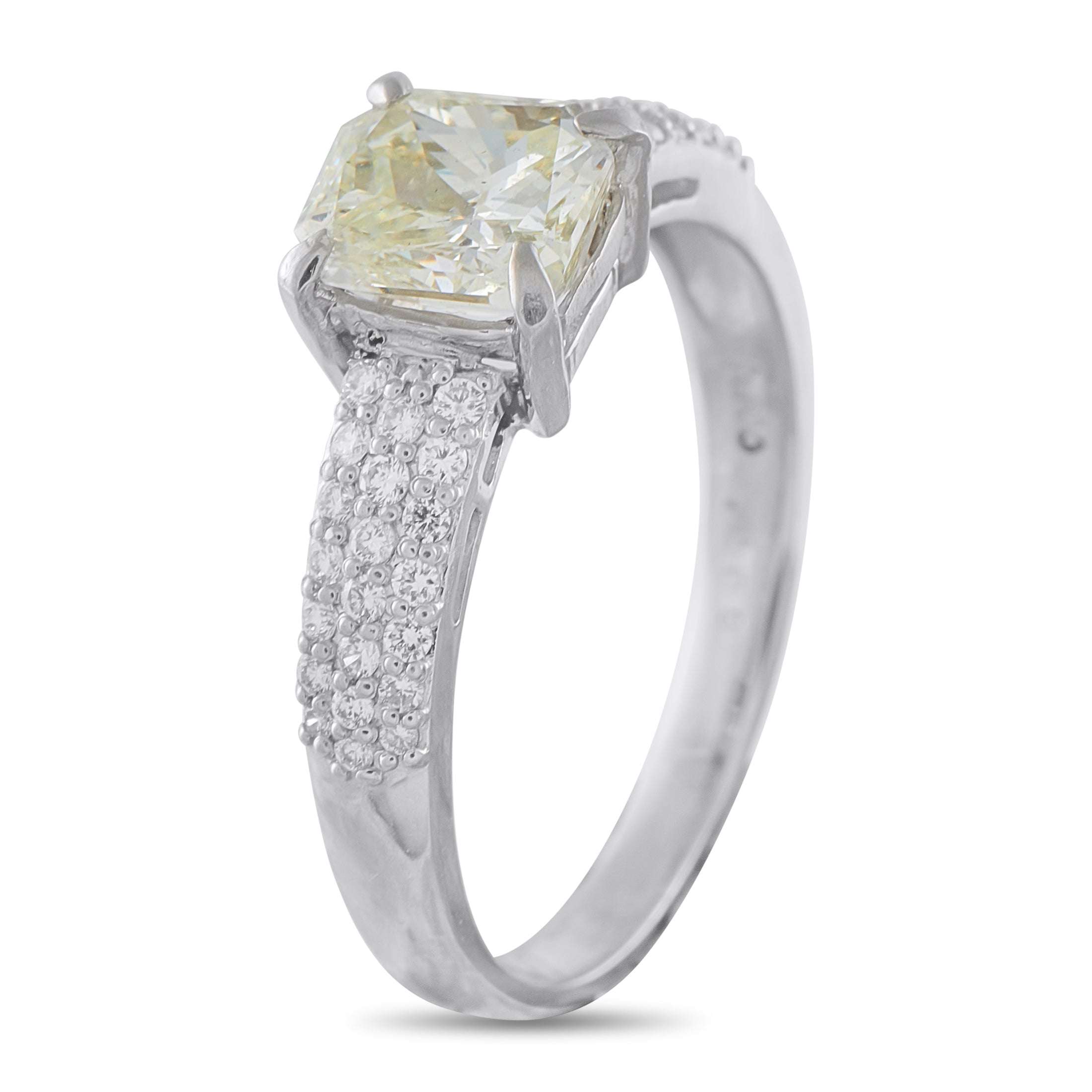 Platinum 2.32ct Diamond Ring