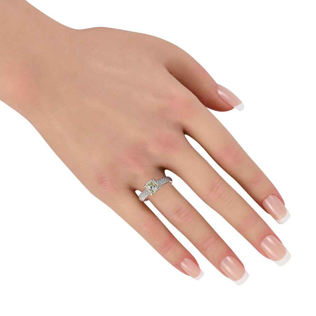 Platinum 2.32ct Diamond Ring