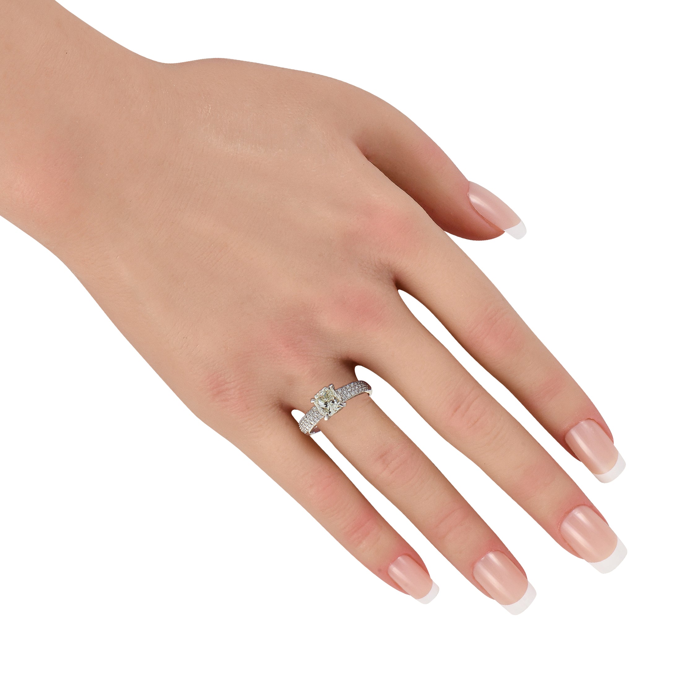 Platinum 2.32ct Diamond Ring