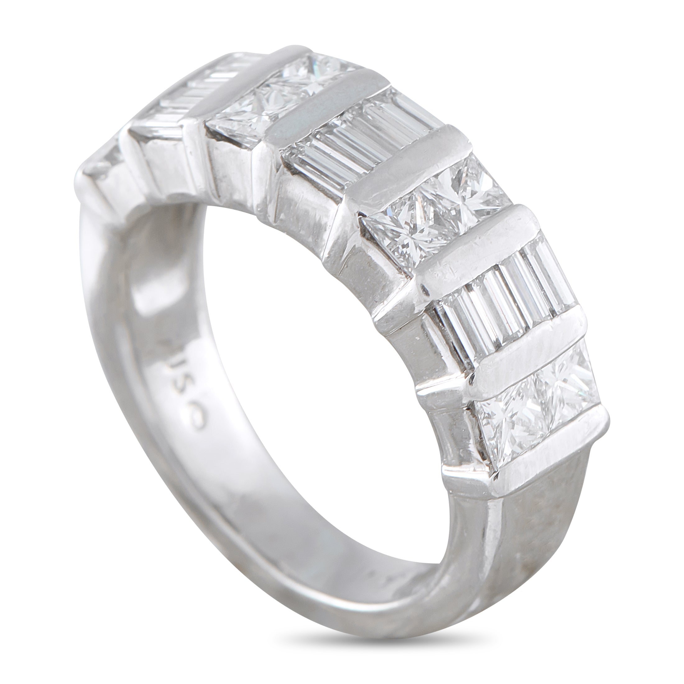 Platinum 1.61ct Diamond Ring