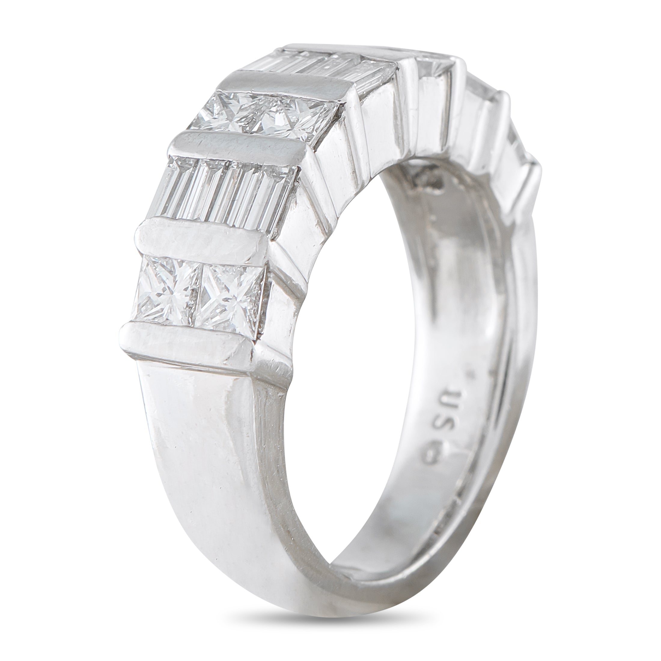Platinum 1.61ct Diamond Ring