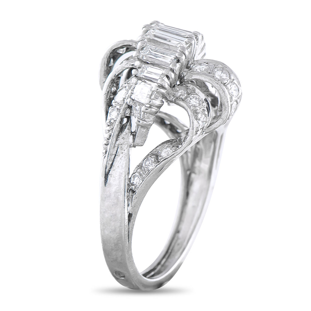 Vintage Platinum 2.50ct Diamond Ring